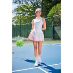 Two Piece Tennis Skirt Sets for Women 4 -2