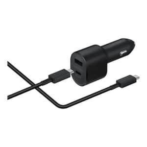 Samsung Super Fast Dual Car Charger 45W+15W โ Power On the Go