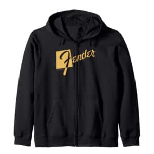 Fender Retro Text Logo Zip Hoodie