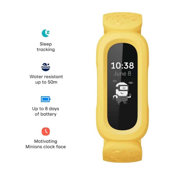 Fitbit Ace 3 Activity-Tracker for Kids 6+ Minions