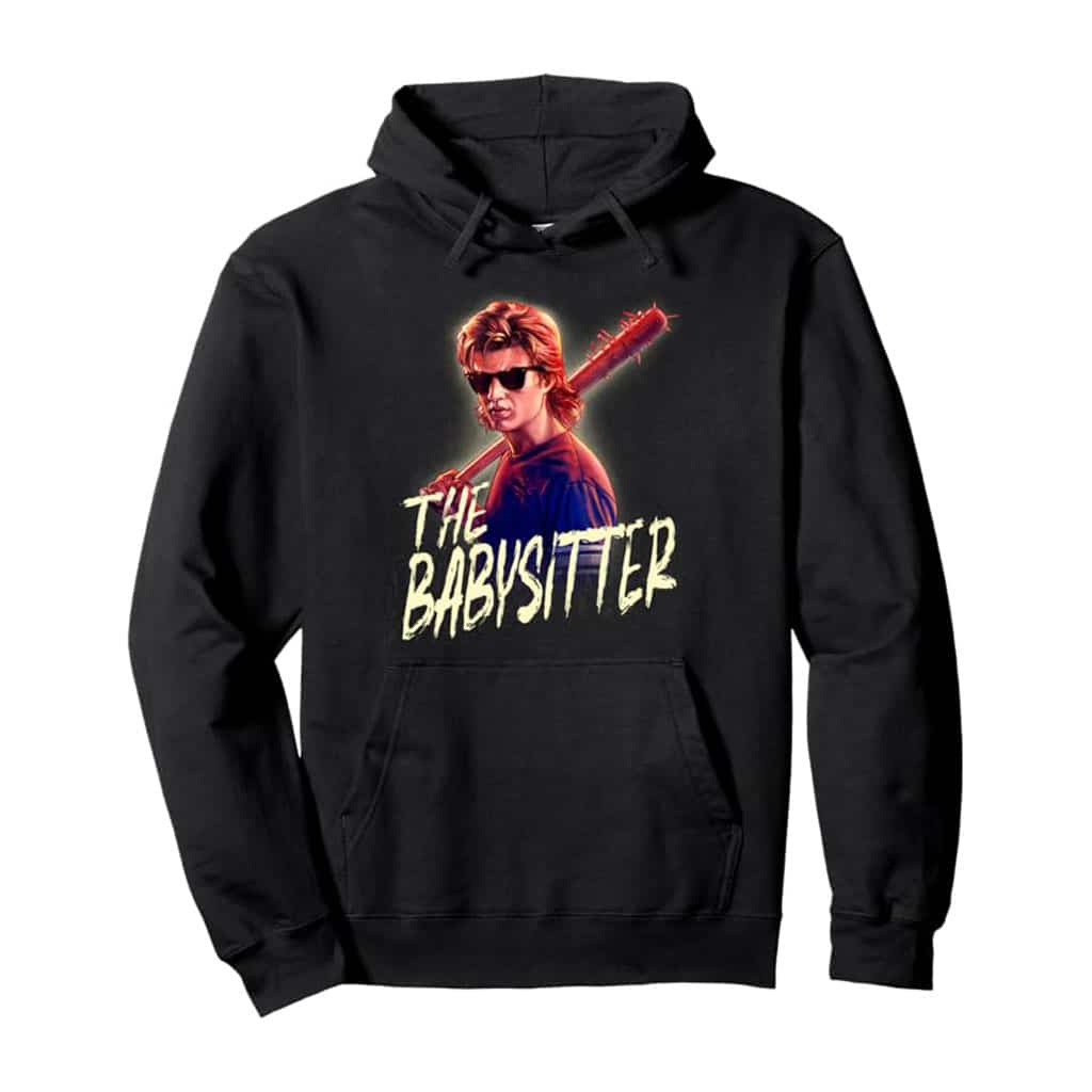 Netflix Stranger Things Steve The Babysitter Portrait Pullover Hoodie