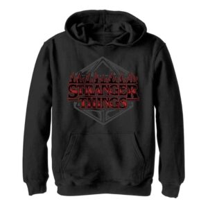 Netflix unisex-child Stranger Things Stranger Things Dice Badge Youth Pullover Hoodie