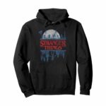 Stranger Things Blue Gradient Shadow Upside Down Logo