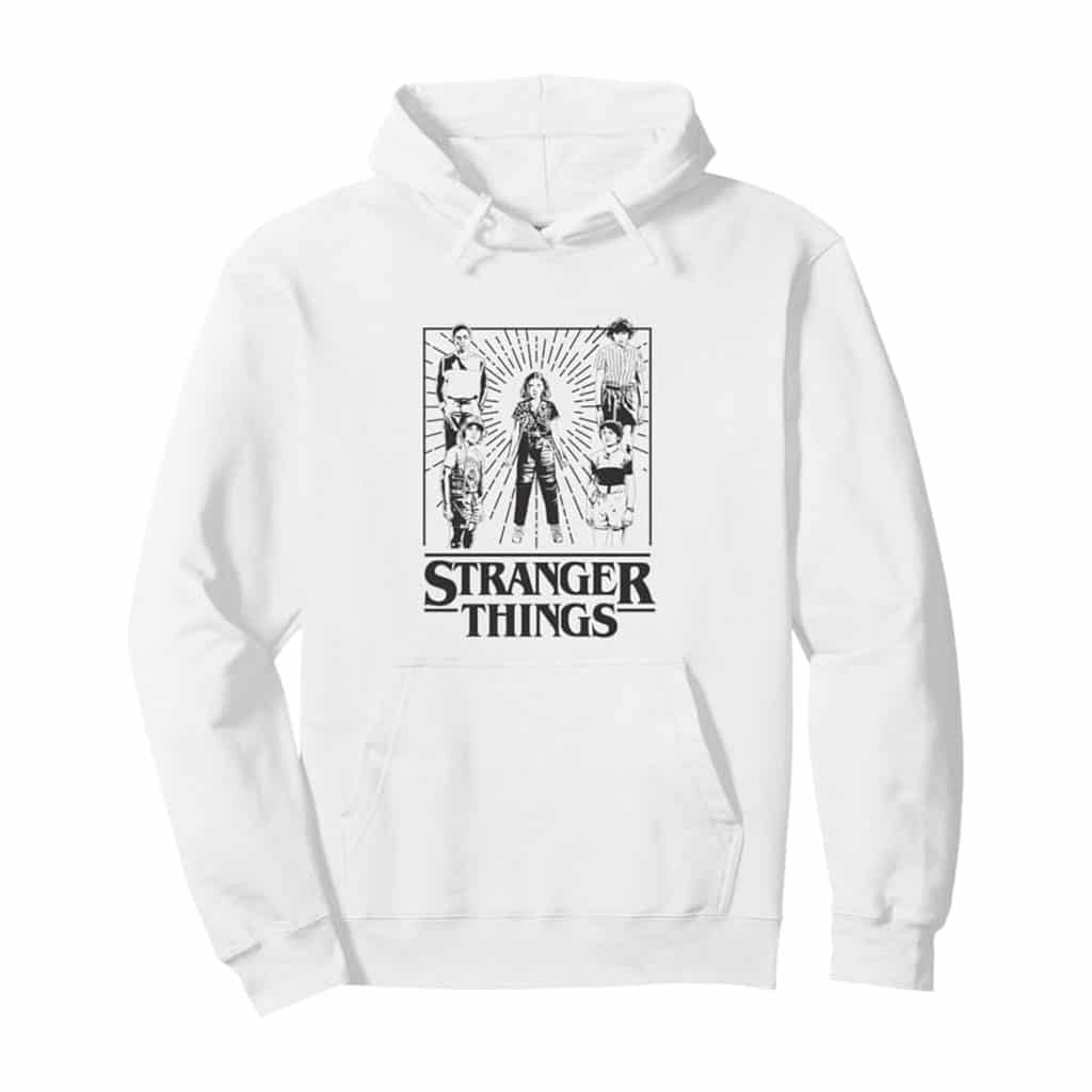 Stranger Things Eleven Dustin Lucas Will Mike Pullover Hoodie