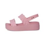 Crocs Women's Brooklyn Woven Low Wedge Sandals resett woven