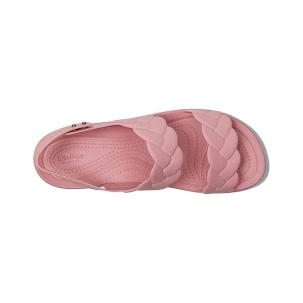 Crocs Women's Brooklyn Woven Low Wedge Sandals resett woven