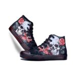 GXZUORUI Gothic Skull Shoes for Women Fashion Sneakers Men's-3