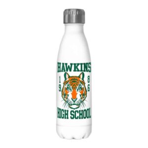 Netflix Stranger Things Hawkins High School 17 oz Stainless Steel Bottle, Multicolor