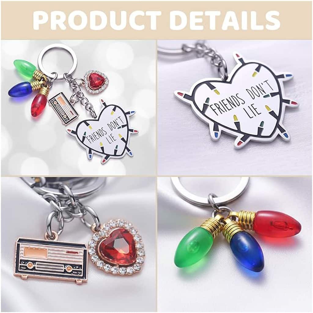 Repnalm Stranger Friendship Gifts Keychain Friends