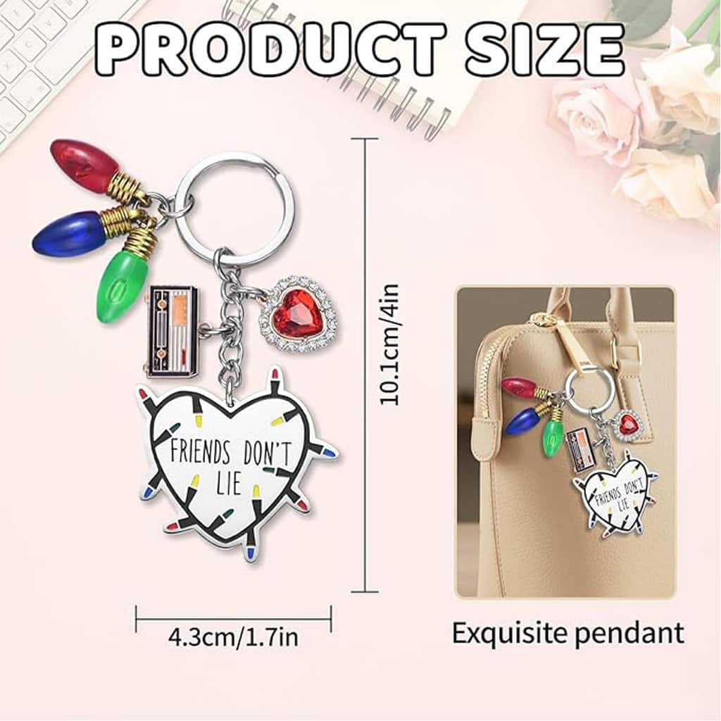 Repnalm Stranger Friendship Gifts Keychain Friends