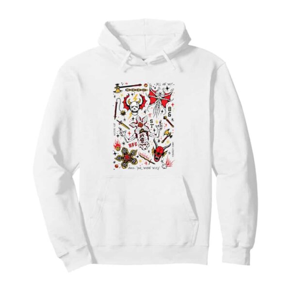 Stranger Things Hellfire Club Demobat Skull Pullover Hoodie Search this page