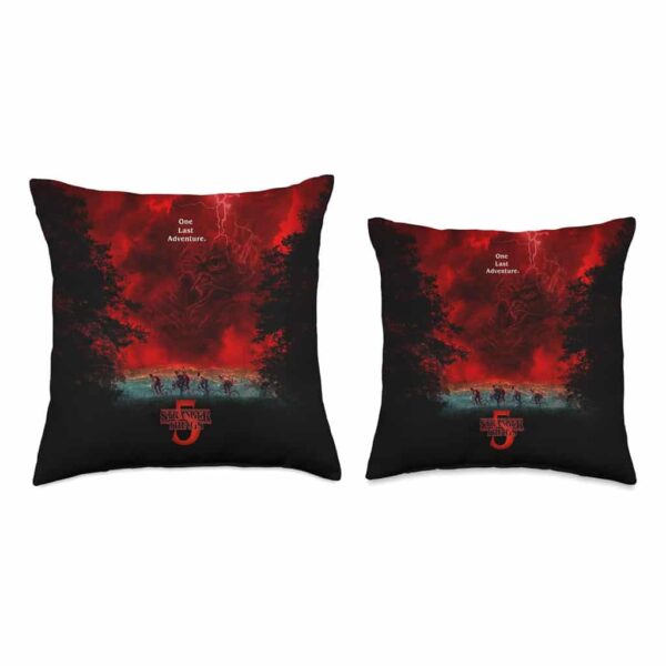 Stranger Things Key Art Officially Licensed Throw Pillow