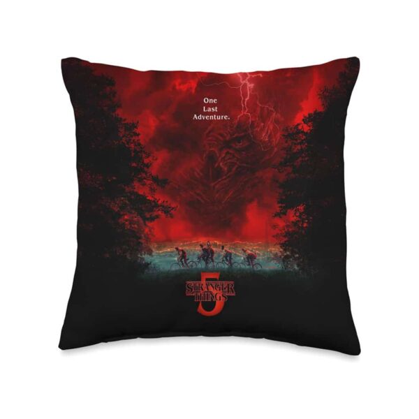 Stranger Things Key Art Officially Licensed Throw Pillow