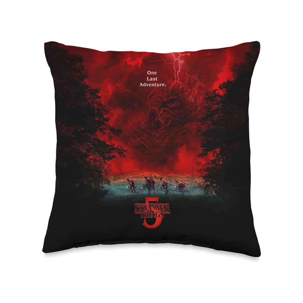 Stranger Things Key Art Officially Licensed Throw Pillow