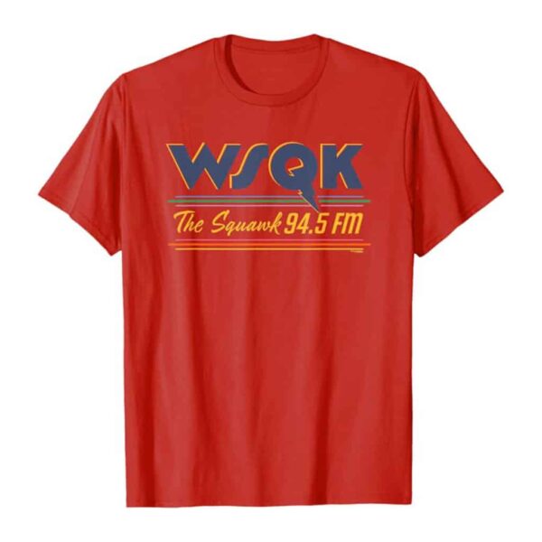 Stranger Things S5V1 WSQK The Squawk Officially Licensed T-Shirt red