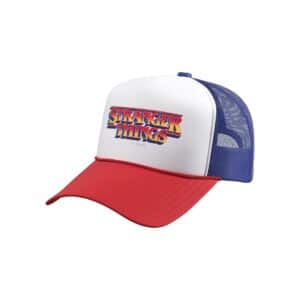 Stranger Things S5 V1 Cult Classics Character Trucker Hat with Adjustable Mesh Back