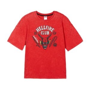 Stranger Things T-Shirt Little Kid to Adult Sizes (Red 6-2XL)