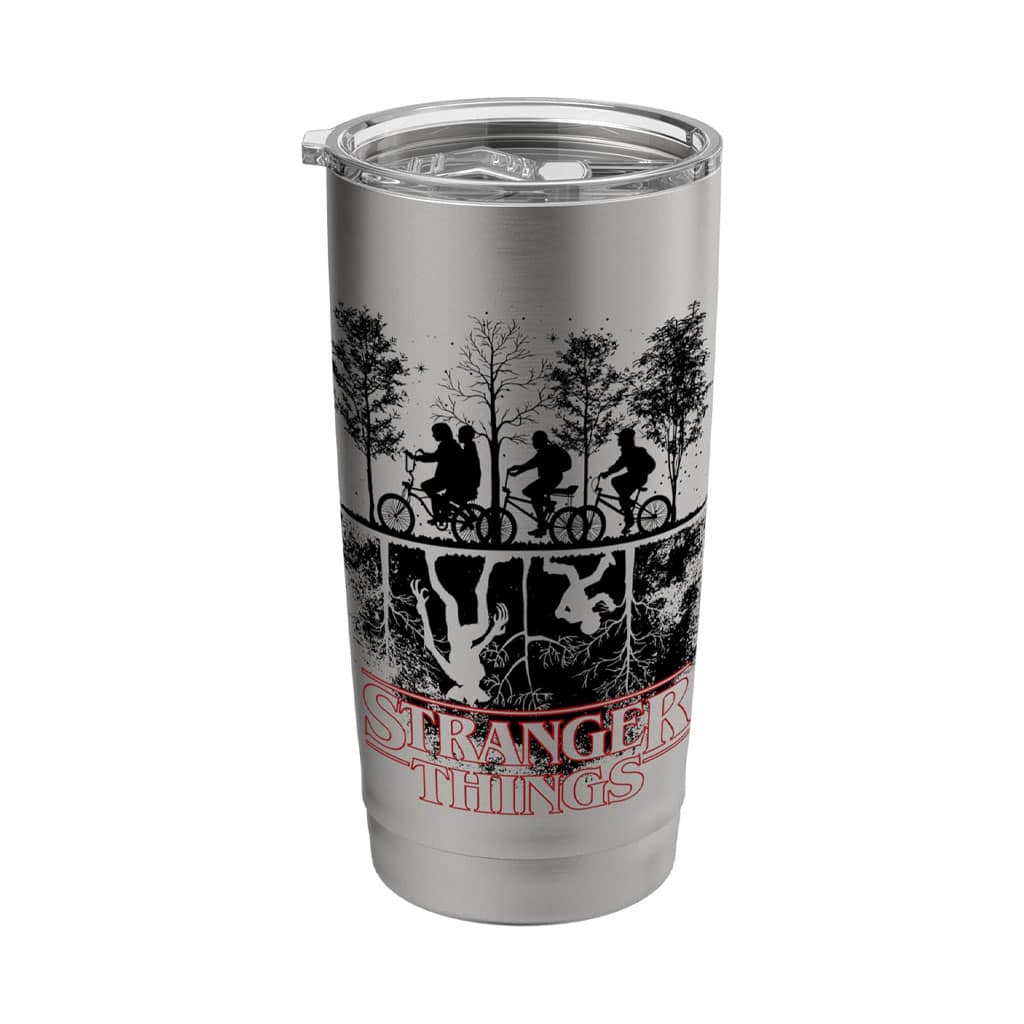 Stranger Things The Upside Down Logo Stainless Steel Insulated Tumbler