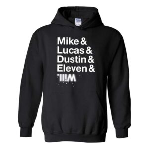 UGP Campus Apparel The Party - Mike Lucas Dustin Eleven Will Hoodie (Black)