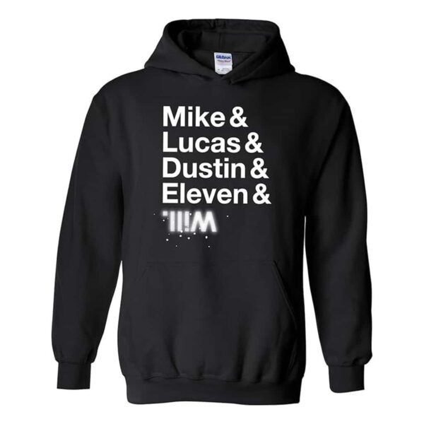 UGP Campus Apparel The Party - Mike Lucas Dustin Eleven Will Hoodie
