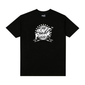 Daft Punk - Unisex Adult  Official Merch Crest Logo Tee (Black)