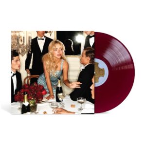 Sabrina Carpenter - Man's Best Friend Bonus Track Translucent Burgundy Record Alternate Cover