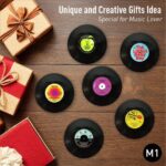 Somisgarden - Vintage Vinyl Record Coasters 6-Piece Set M1-2