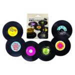 Somisgarden - Vintage Vinyl Record Coasters 6-Piece Set M1-3