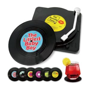 Somisgarden - Funny Retro Vinyl Record Coasters M1 With Seat