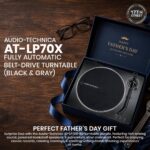 Audio-Technica AT-LP70X-BG 4-Inch Speakers (Pair) & Premium Vinyl Record Cleaner Kit - Essential Bundle Set-3