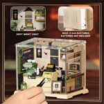 Coffee Shop Mini Model Kits with LED