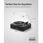 ANGELS HORN Bluetooth Vinyl Record Player-3