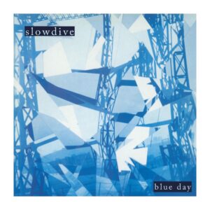 Slowdive - Blue Day Blue & White Marbled