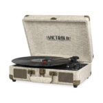 Victrola Journey - Bluetooth Suitcase Record Player - Light Beige Linen
